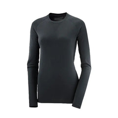 Salomon Sense Aero Seamless Long Sleeve - DEEP BLACK