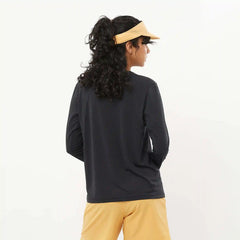 Salomon Shakeout Core Long Sleeve Tee - DEEP BLACK