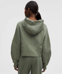 lululemon Scuba Oversized Half-Zip Hoodie - WILLIOW LEAF / GOLD