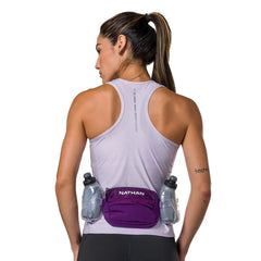 Nathan TrailMix Plus Insulated Hydration Belt 3.0 - IMPERIAL PURPLE / PAISLEY PURPLE