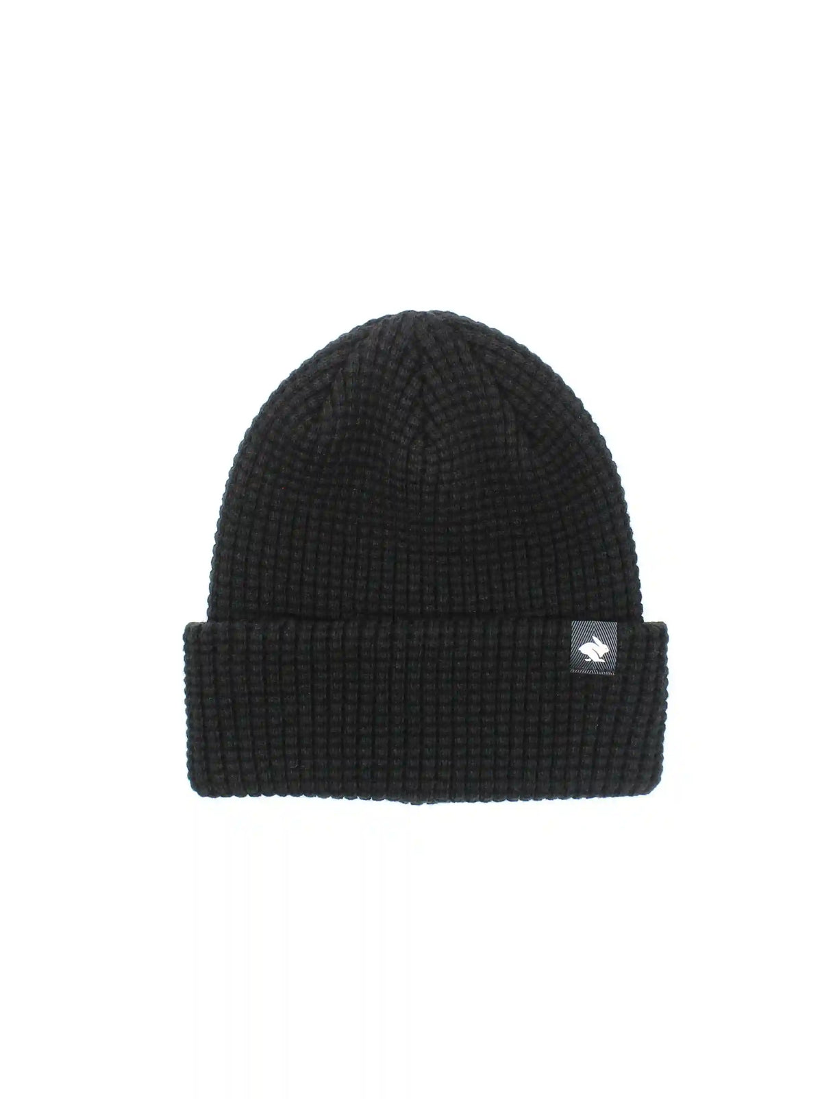 rabbit Waffle Beanie - BLACK