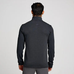 Saucony Triumph 3D 1/2 Zip - BLACK HEATHER