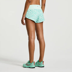 Saucony Outpace 2.5" Split Short - ATMOS WAVE PRINT