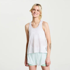 Saucony Elevate Tank Top - WHITE TIE DYE PRINT