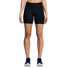 Saucony Fortify 6-Inch Short - BLACK