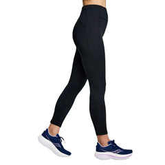 Saucony Fortify Crop Tight - Fleet Feet Exclusive - BLACK