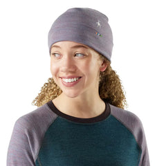 Smartwool Thermal Beanie - CHALK VIOLET HEATHER / CHALK VIOLET HEATHER