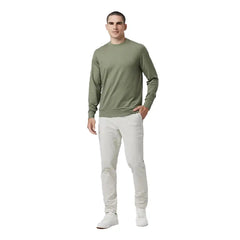 Vuori Ponto Performance Crew - DARK METAL HEATHER