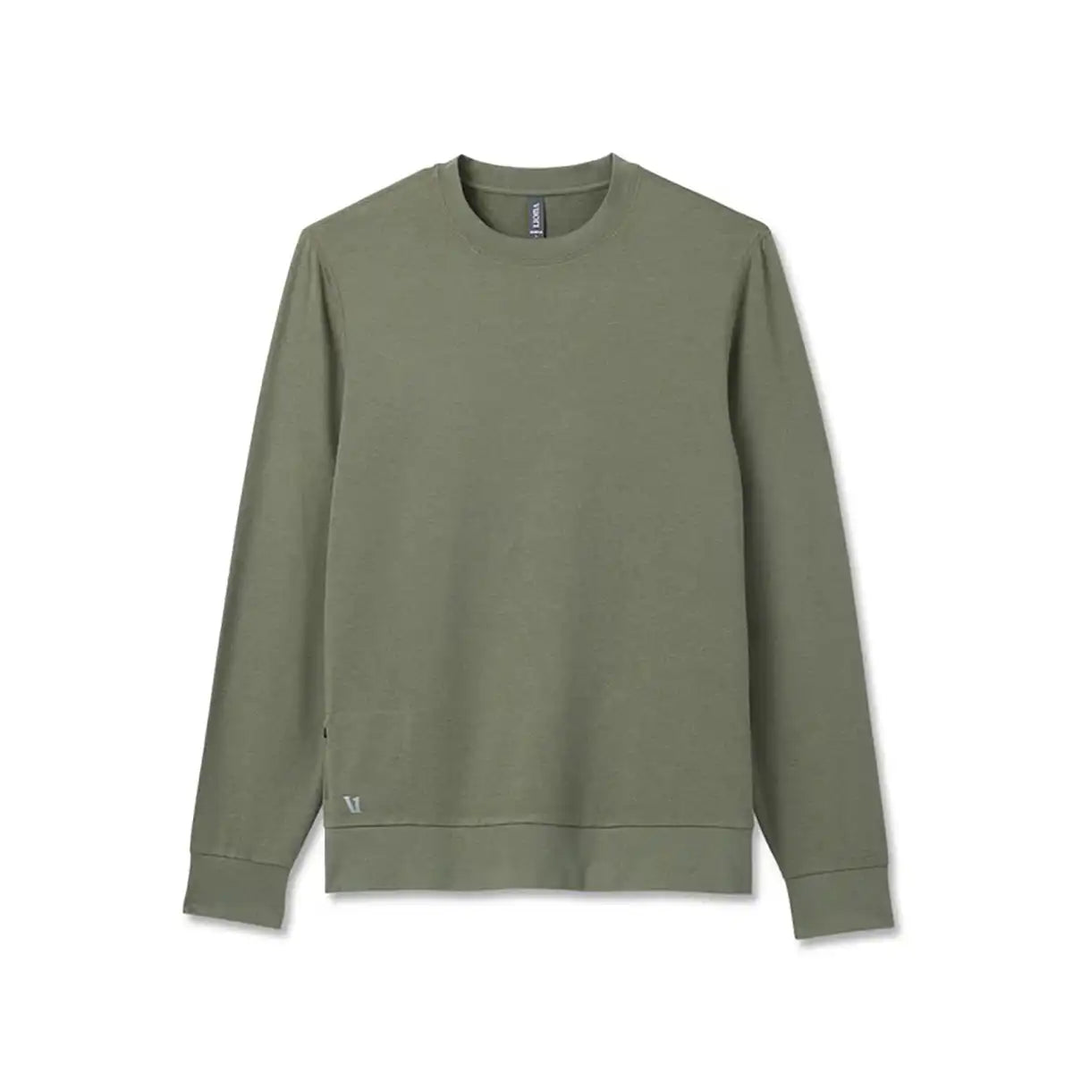 Vuori Ponto Performance Crew - DARK METAL HEATHER
