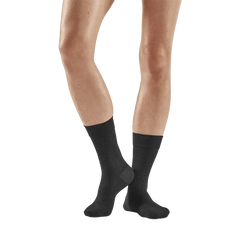 CEP Allday Mid Cut Compression Socks - BLACK