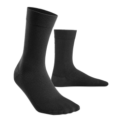CEP Allday Mid Cut Compression Socks - BLACK