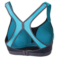 Anita DynamiX Star Sports Bra - POOL BLUE / METALLIC