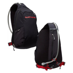 Nathan Limitless 8L Run Sling - BLACK / RIBBON RED