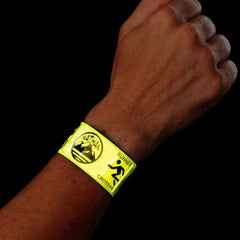 Nathan Reflex Reflective Snap Bands - Pair
