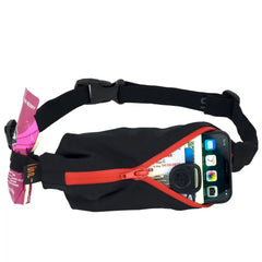 SPIbelt Performance Belt - BLACK / BLACK ZIPPER