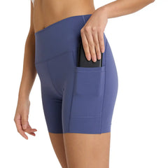 New Balance Sleek Pocket High Rise 6" Short - DREAM STATE